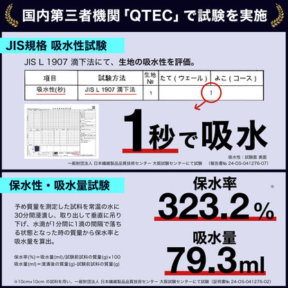 OHAJIKI クルマのバスタオルL 90cm×60cm超吸水 両面使える 大判サイズ