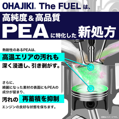 【OHAJIKI】The FUEL 高純度PEA燃料添加剤 ガソリン車用 高温燃焼域に特化した新処方 汚れ分散 溶解 再付着防止 フューエルライン正常化 ST0